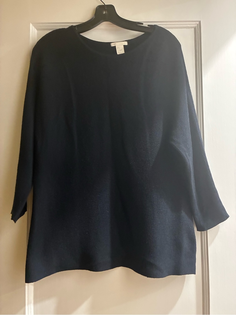 H&M Navy Crewneck Knit Sweater